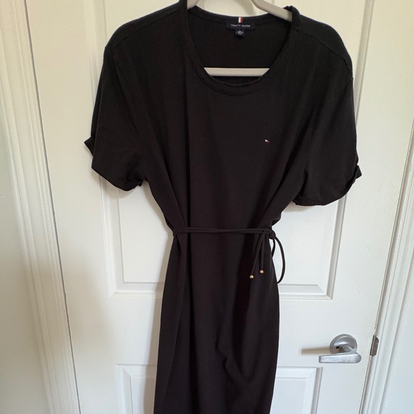 Tommy Hilfiger Cotton Black Dress - Picture 2 of 6